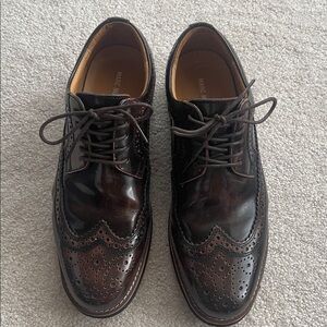 Men's Alexander Mahogany Patent Leather Longwing Sneakers Size 6